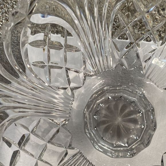 Vintage Large Crystal Bowl - Picture 7 of 10